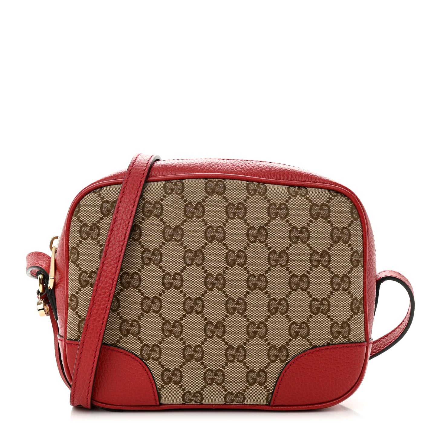 Monogram Mini Bree Messenger Bag Red