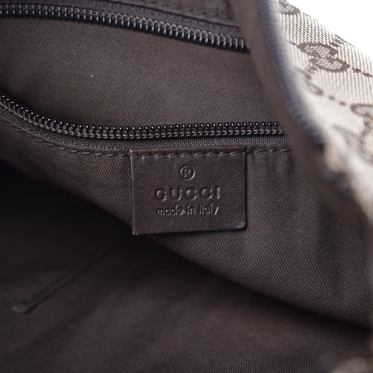 Gucci Monogram Calfskin Perforated Medium Flat Messenger Bag Dark Brown 6 of 7