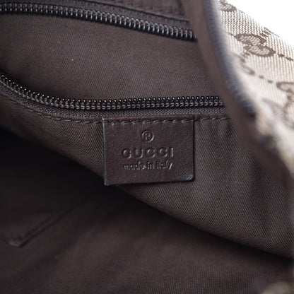 Gucci Monogram Calfskin Perforated Medium Flat Messenger Bag Dark Brown 6 of 7