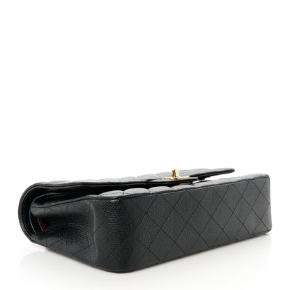 Chanel Caviar Quilted Medium Double Flap Black 4 of 12