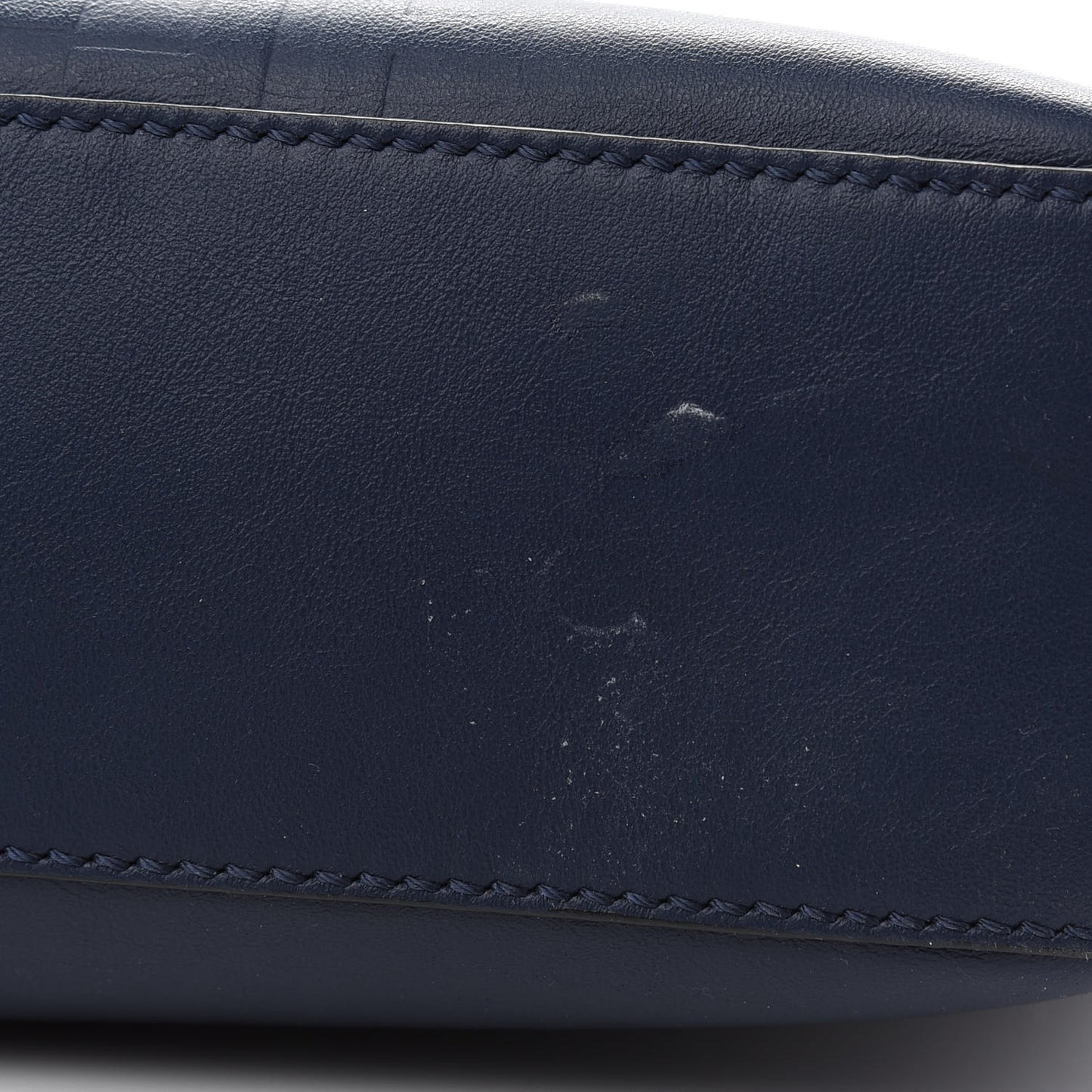 Vitello Grace FF Gradient Embossed Large Baguette Blueberry