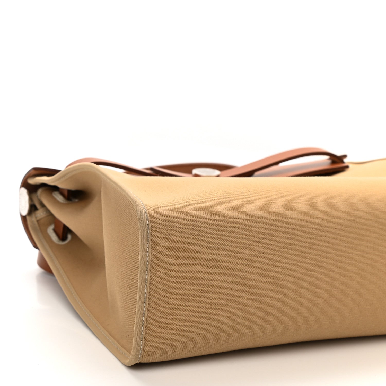Hermes Vache Hunter Toile Herbag Zip 31 PM Trench Beton 11 of 13