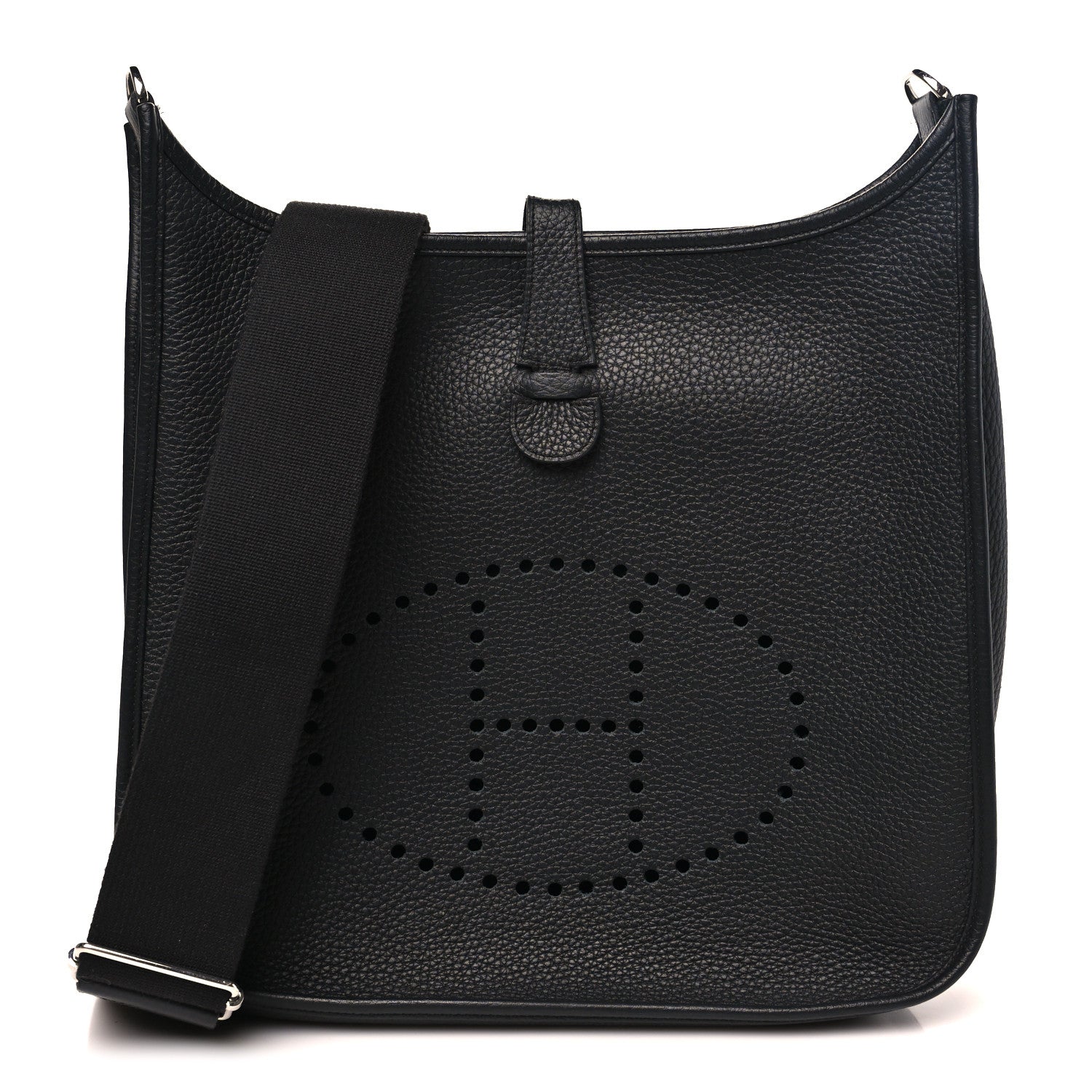 Hermes Taurillon Clemence Evelyne III GM Black 1 of 12