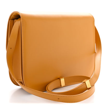 Celine Smooth Calfskin Medium Classic Box Flap Bag Daffodil 3 of 11