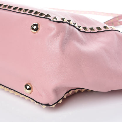 Valentino Garavani Vitello Medium Rockstud Tote Pop Gardenia 12 of 12