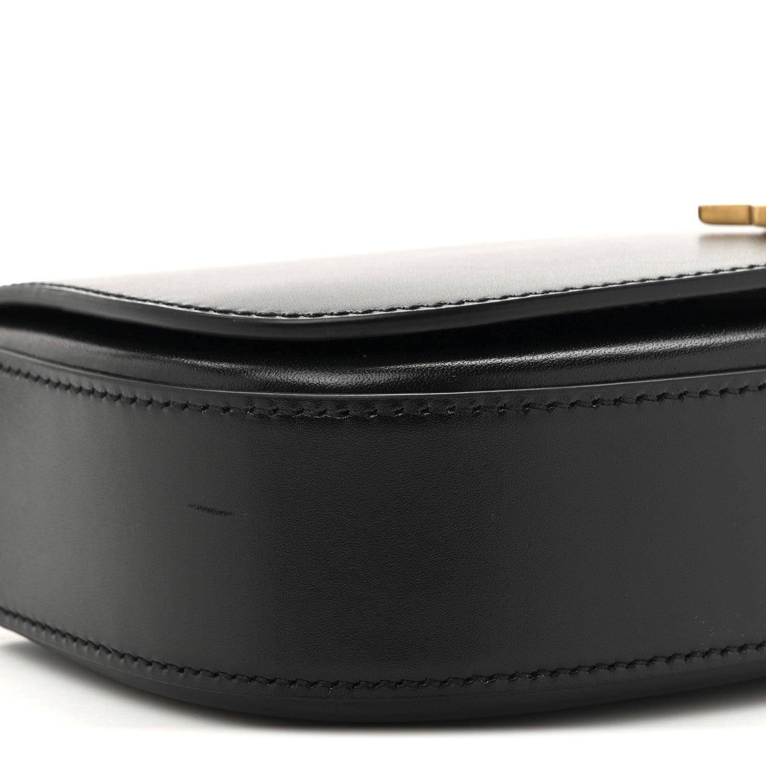 Saint Laurent Box Calfskin Mini Voltaire Shoulder Bag Black 10 of 10