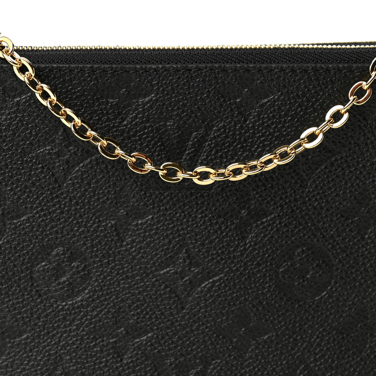 Louis Vuitton Empreinte Double Zip Pochette Black 8 of 11