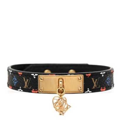 Louis Vuitton Monogram Multicolor Game On Bracelet 17 Black 1 of 9