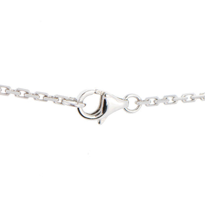 Cartier 18K White Gold Diamond Interlocking LOVE Necklace 4 of 8