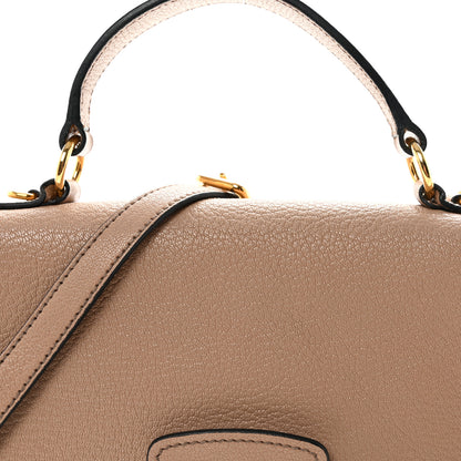 Miu Miu Madras Bicolor Top Handle Bag  Cammeo Black 7 of 9