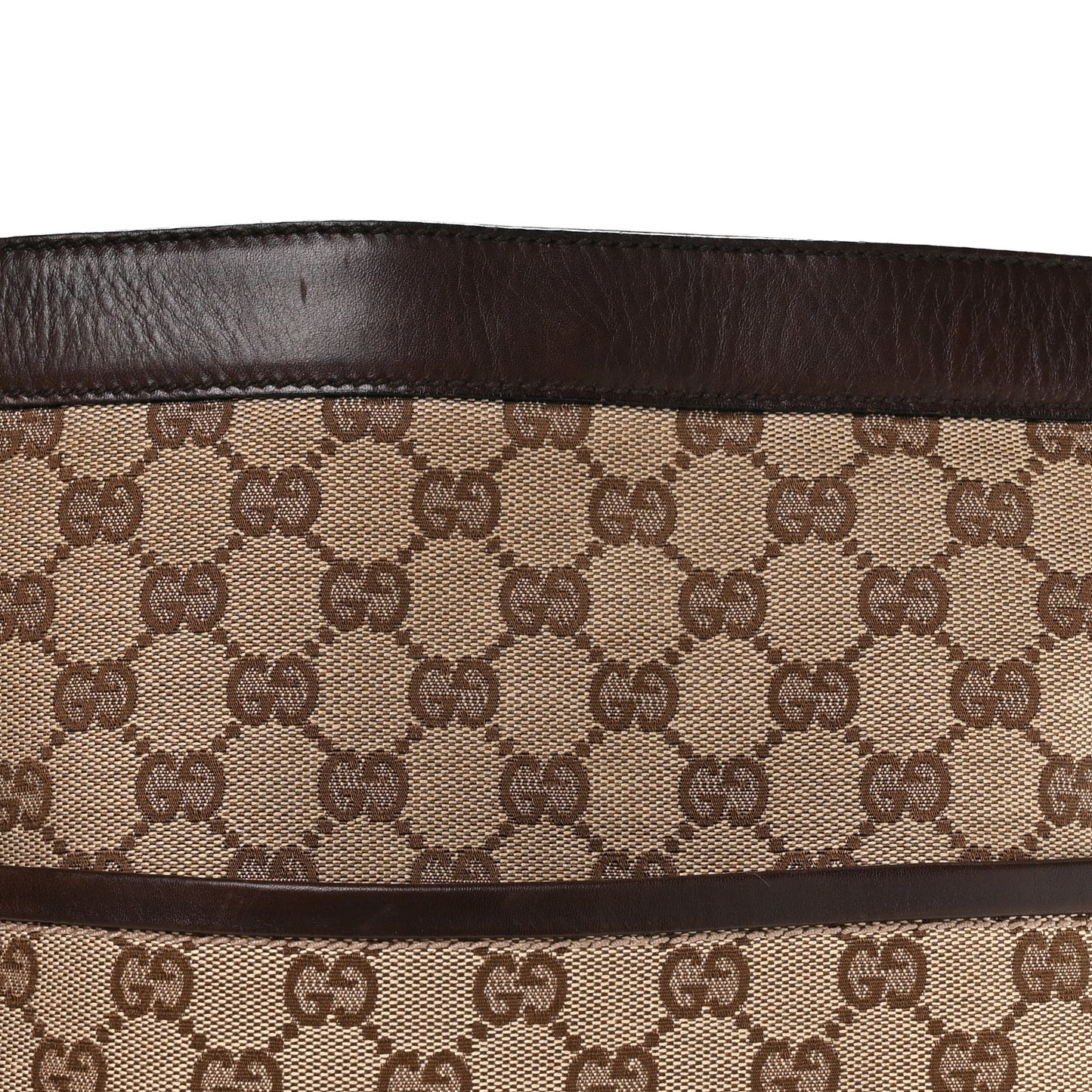 Monogram Braided Shoulder Bag Brown