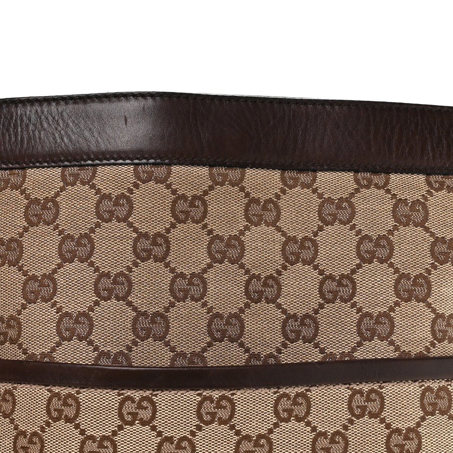 Gucci Monogram Braided Shoulder Bag Brown 7 of 9