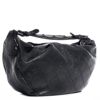 Chanel Caviar Large Outdoor Hobo Black 3 of 7