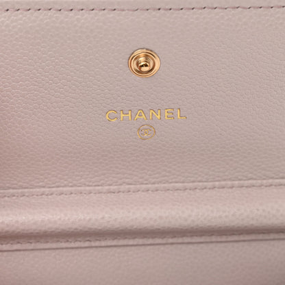 Chanel Caviar Quilted Miss Coco Clutch With Chain Light Purple 7 of 12