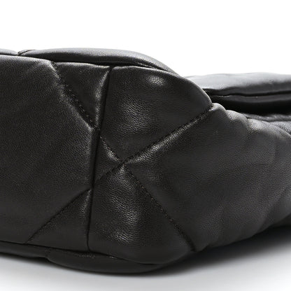 Chanel Lambskin Quilted Medium Chanel 19 Flap Dark Brown 9 of 9