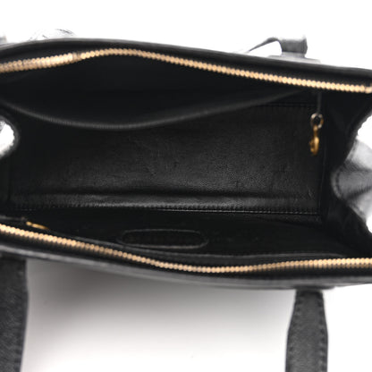 Chanel Grained Calfskin Shoulder Bag Black 5 of 15