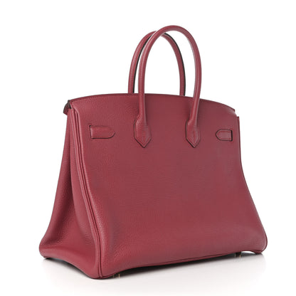 Hermes Togo Birkin 35 Bois de Rose 3 of 10