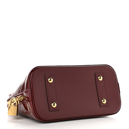 Louis Vuitton Vernis Alma BB Griotte 4 of 8