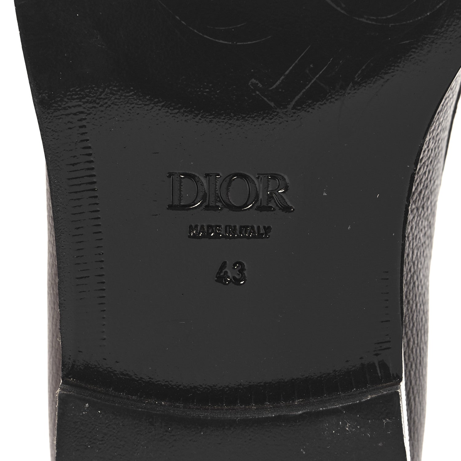 Christian Dior Grained Calfskin Dior Granville Men Loafers 43 Brown 8 of 10