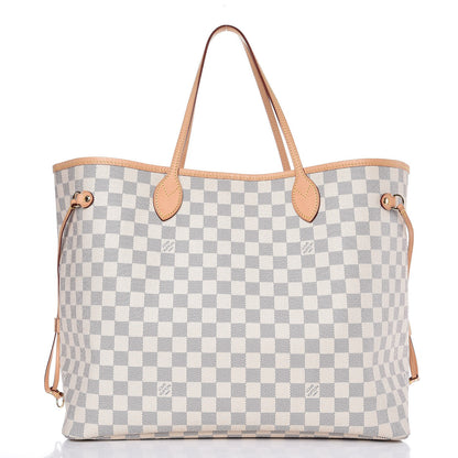 Louis Vuitton Damier Azur Neo Neverfull GM Rose Ballerine 3 of 11