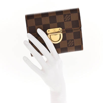Louis Vuitton Damier Ebene Koala Compact Wallet 2 of 11