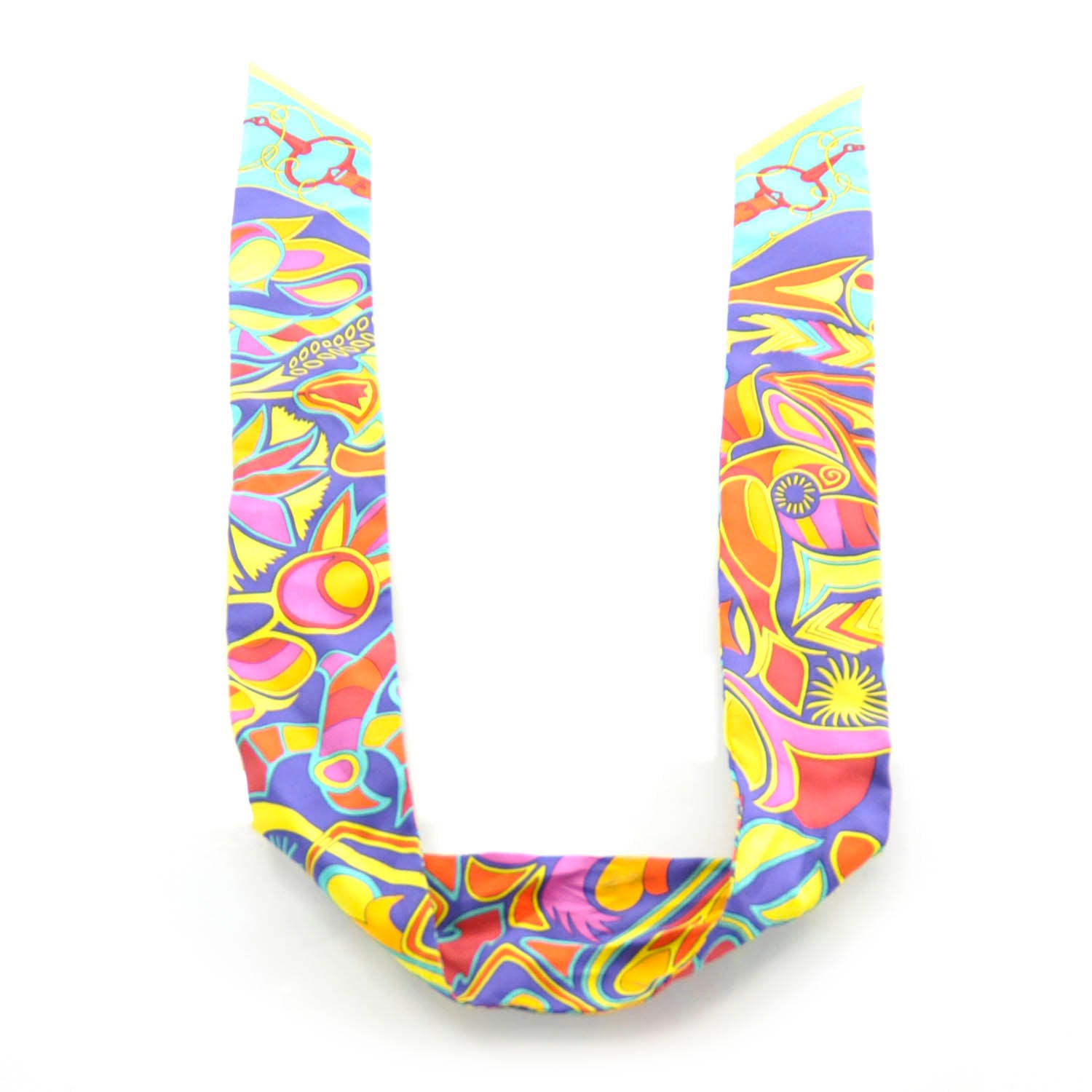 Hermes Twilly Hippie Scarf Silk 3 of 4