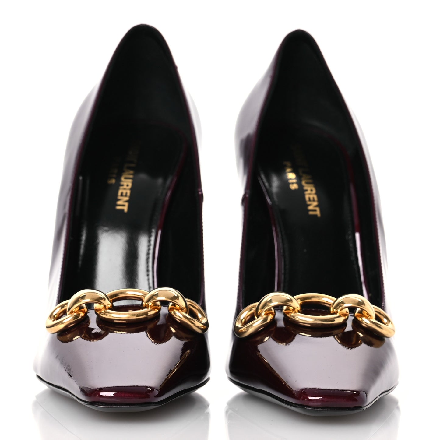 Patent Severine Pumps 38 Deep Bordeaux