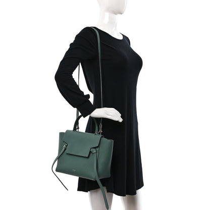 Celine Grained Calfskin Micro Belt Bag Celadon 3 of 9