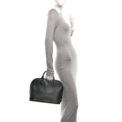 Louis Vuitton Epi Alma PM Black 2 of 9