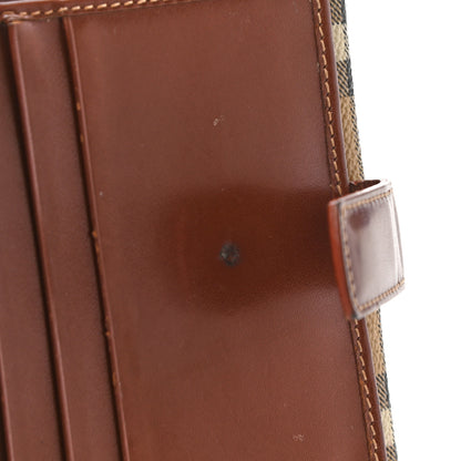 Burberry Haymarket Check Compact Wallet Brown 9 of 17