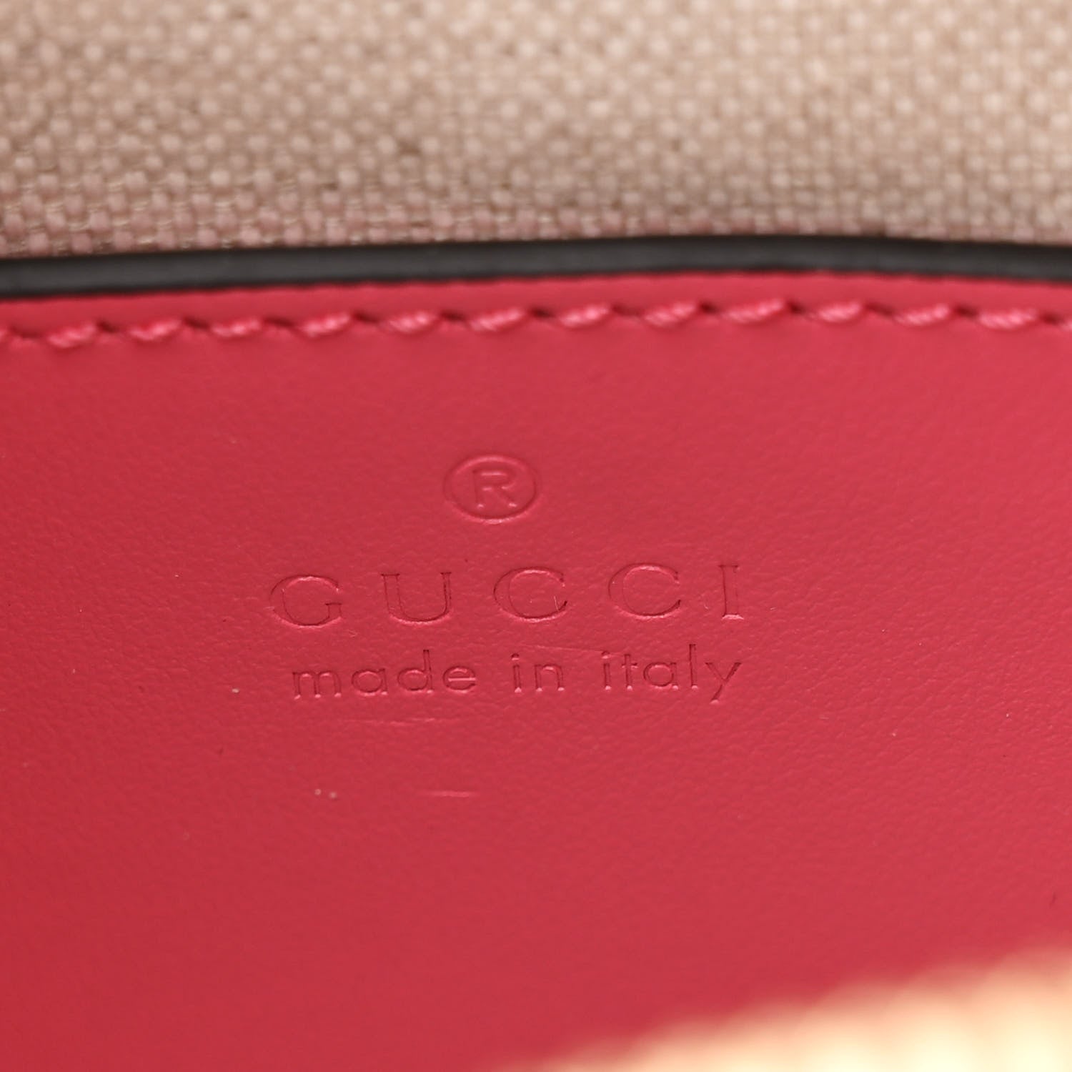 Gucci Calfskin GG Matelasse Small Shoulder Bag Rhodamine Pink Natural 6 of 10