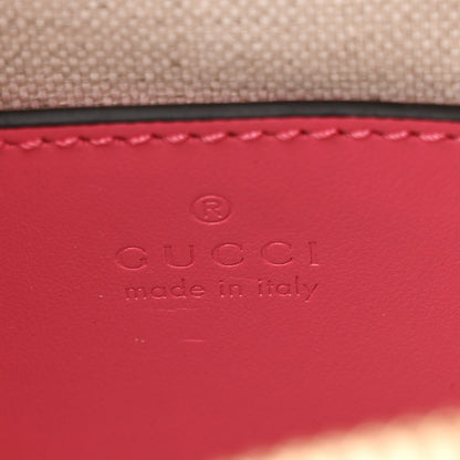 Gucci Calfskin GG Matelasse Small Shoulder Bag Rhodamine Pink Natural 6 of 10