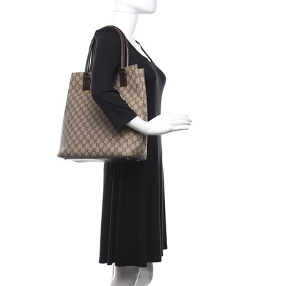 Gucci GG Plus Monogram Small Vertical Tote Dark Brown 2 of 10