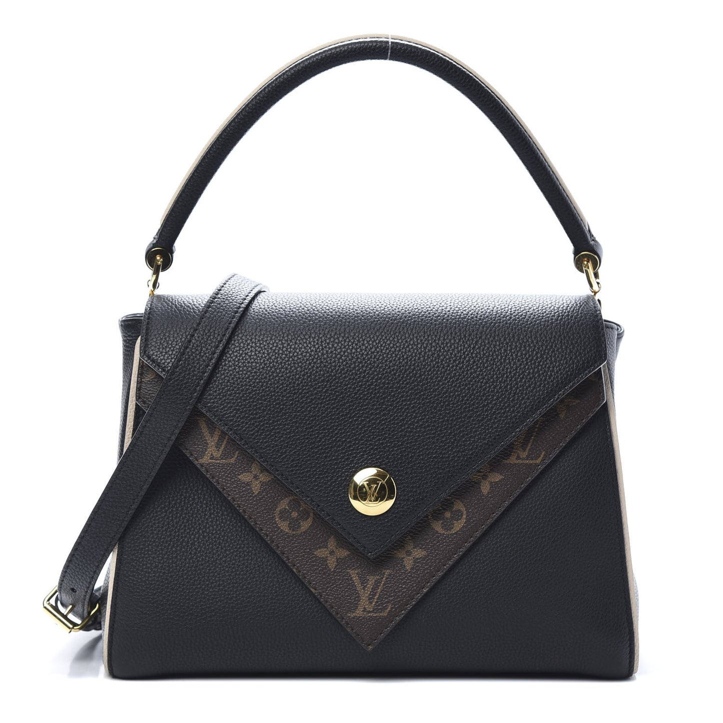 Monogram Double V Black
