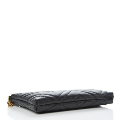 Gucci Calfskin Matelasse Mini GG Marmont Chain Bag Black 4 of 10