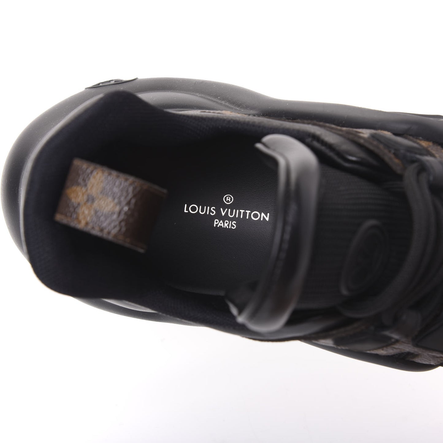 Calfskin Patent Monogram LV Archlight Sneakers 39.5 Black