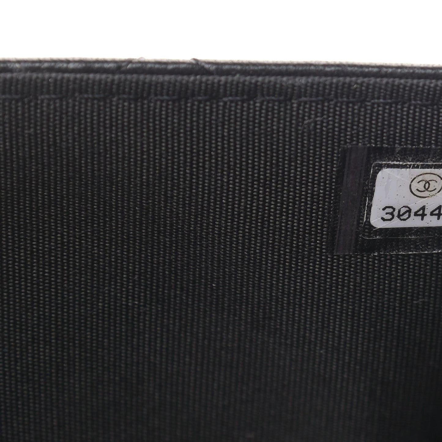 Lambskin Quilted Trendy CC Wallet On Chain WOC Black