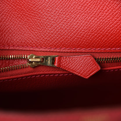 Hermes Epsom Kelly Sellier 28 Rouge Casaque 8 of 42