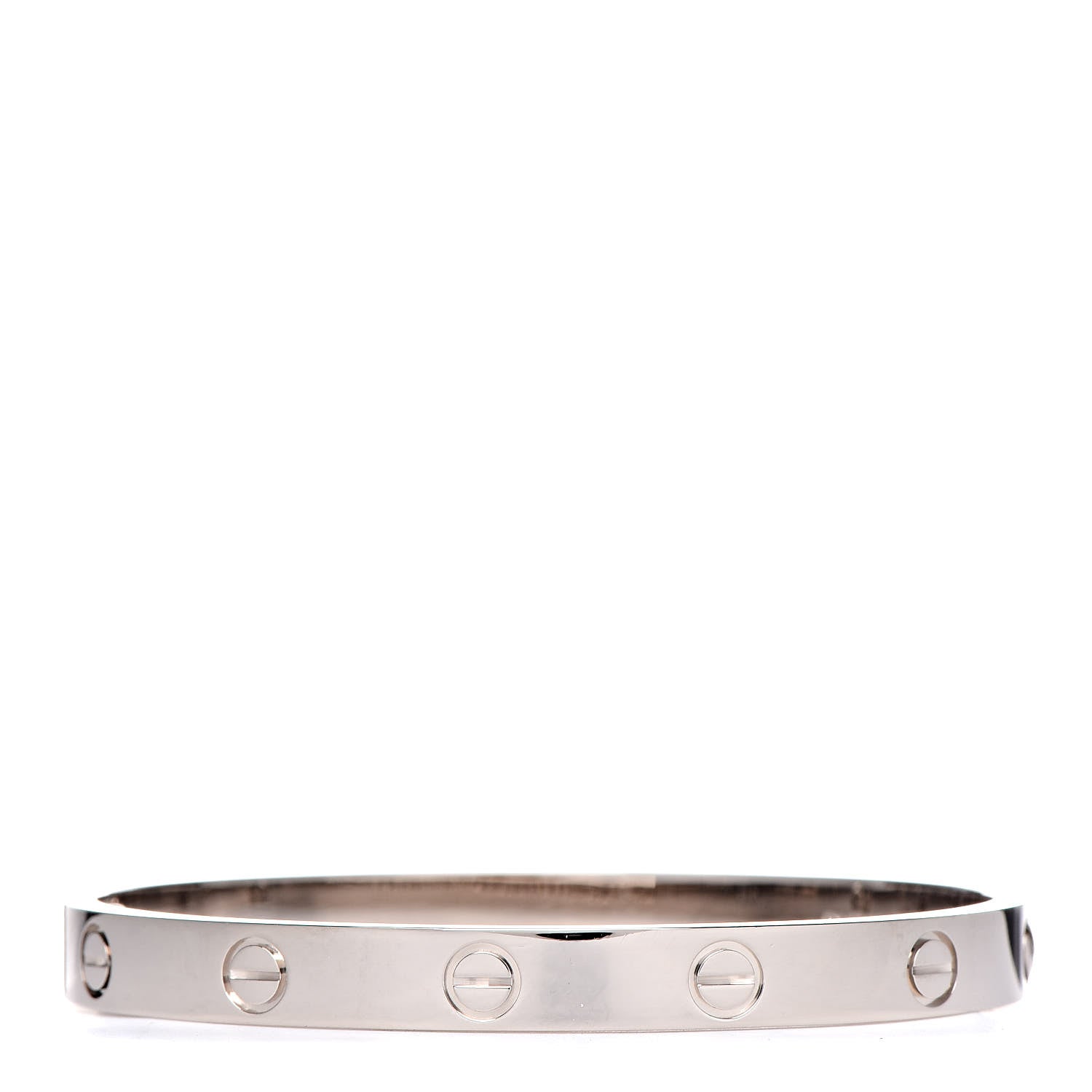 Cartier 18K White Gold LOVE Bracelet 16 3 of 6