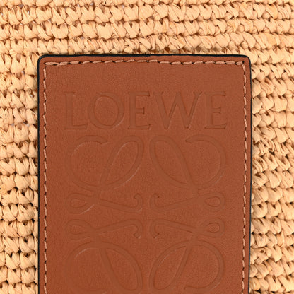 Loewe Raffia Mini Slit Tote Bag Natural Tan 6 of 11