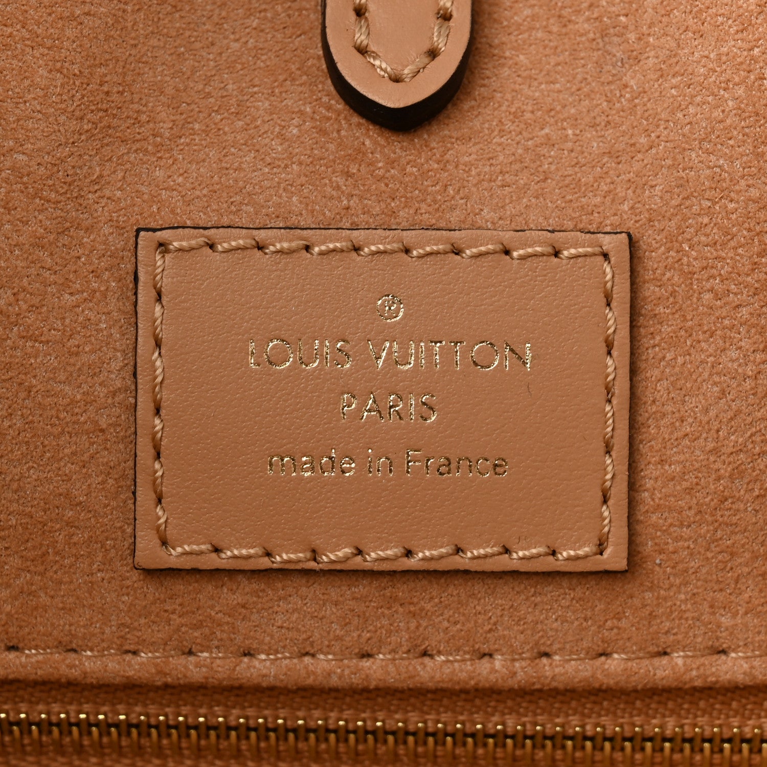 Louis Vuitton Empreinte Monogram Giant Onthego MM Arizona Creme 6 of 10