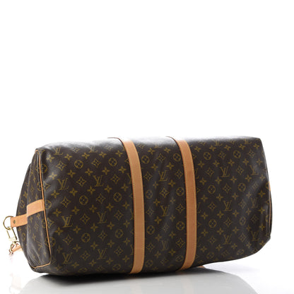 Louis Vuitton Monogram Keepall Bandouliere 55 3 of 13
