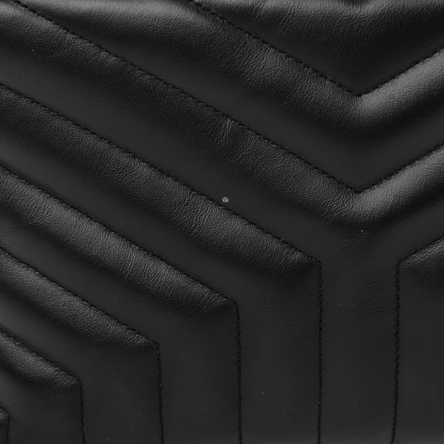 Saint Laurent Calfskin Y Quilted Monogram Medium Loulou Chain Satchel Black 11 of 12