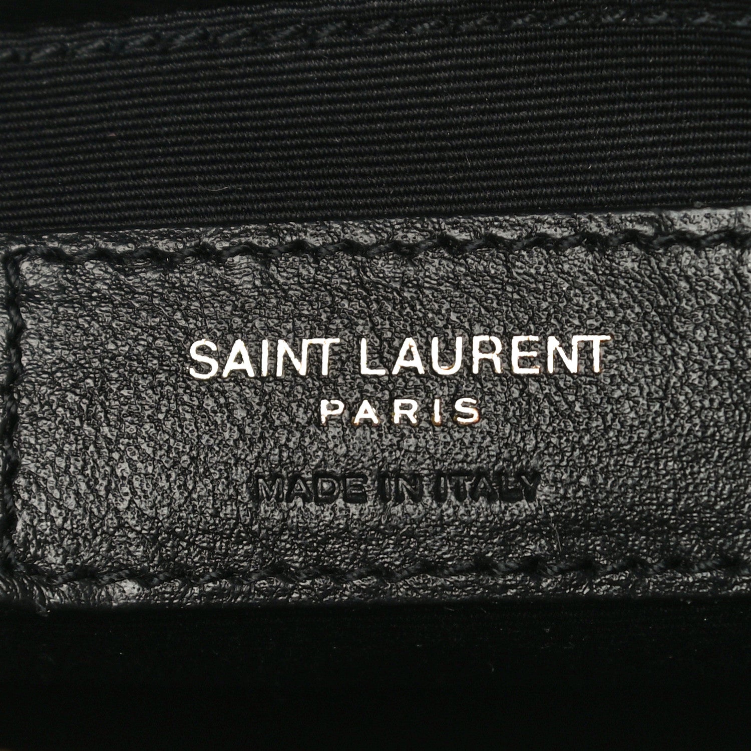 Saint Laurent Raffia Canvas Monogram Lou Camera Bag Dark Chocolate 8 of 9