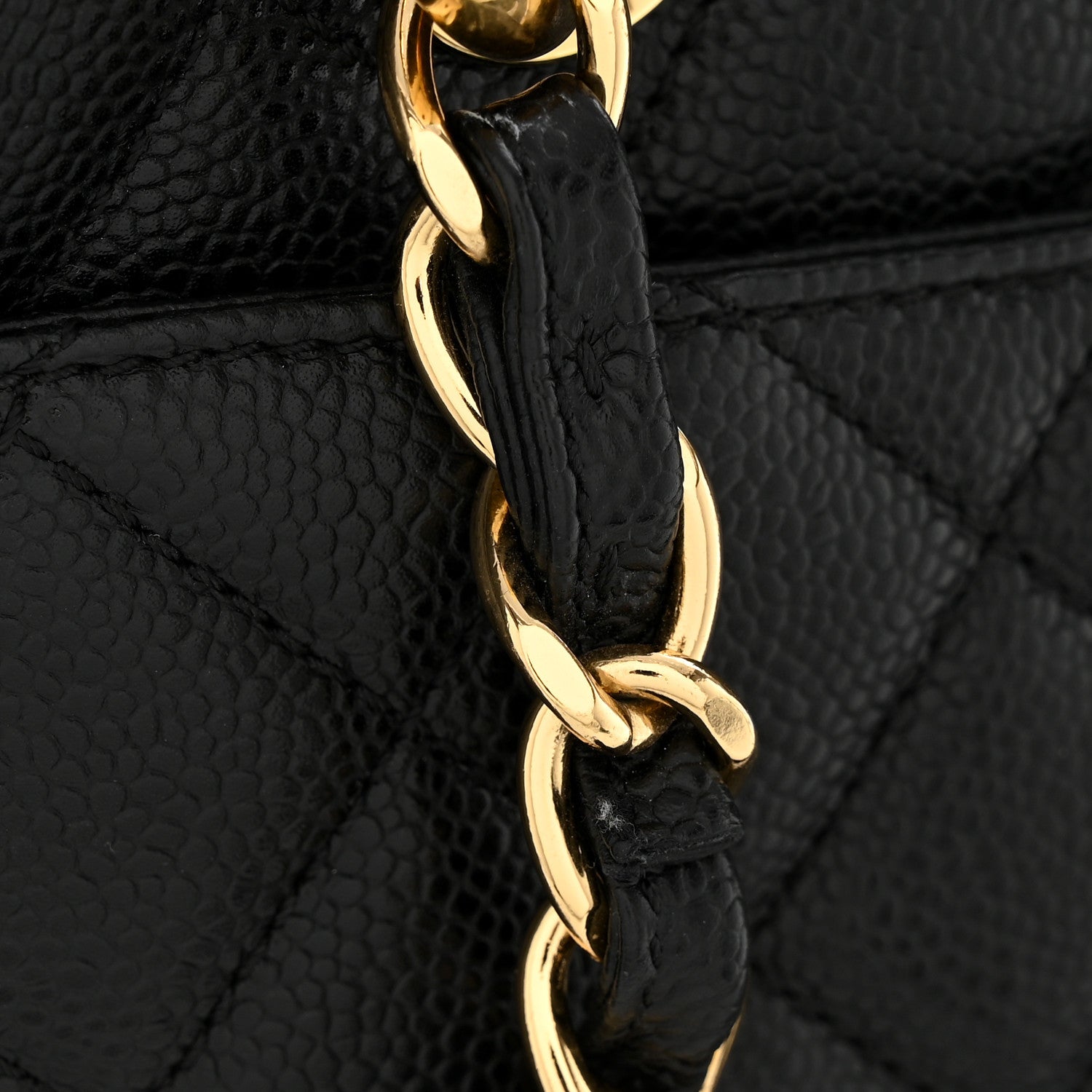 Chanel Caviar Quilted Grand Shopping Tote GST Black 13 of 15