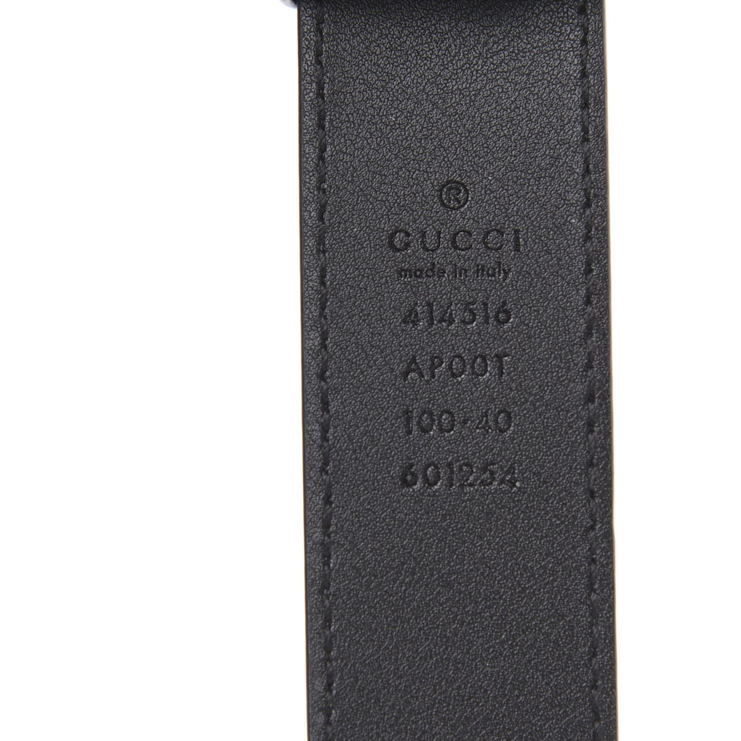 Calfskin Double G 30mm Belt 100 40 Black