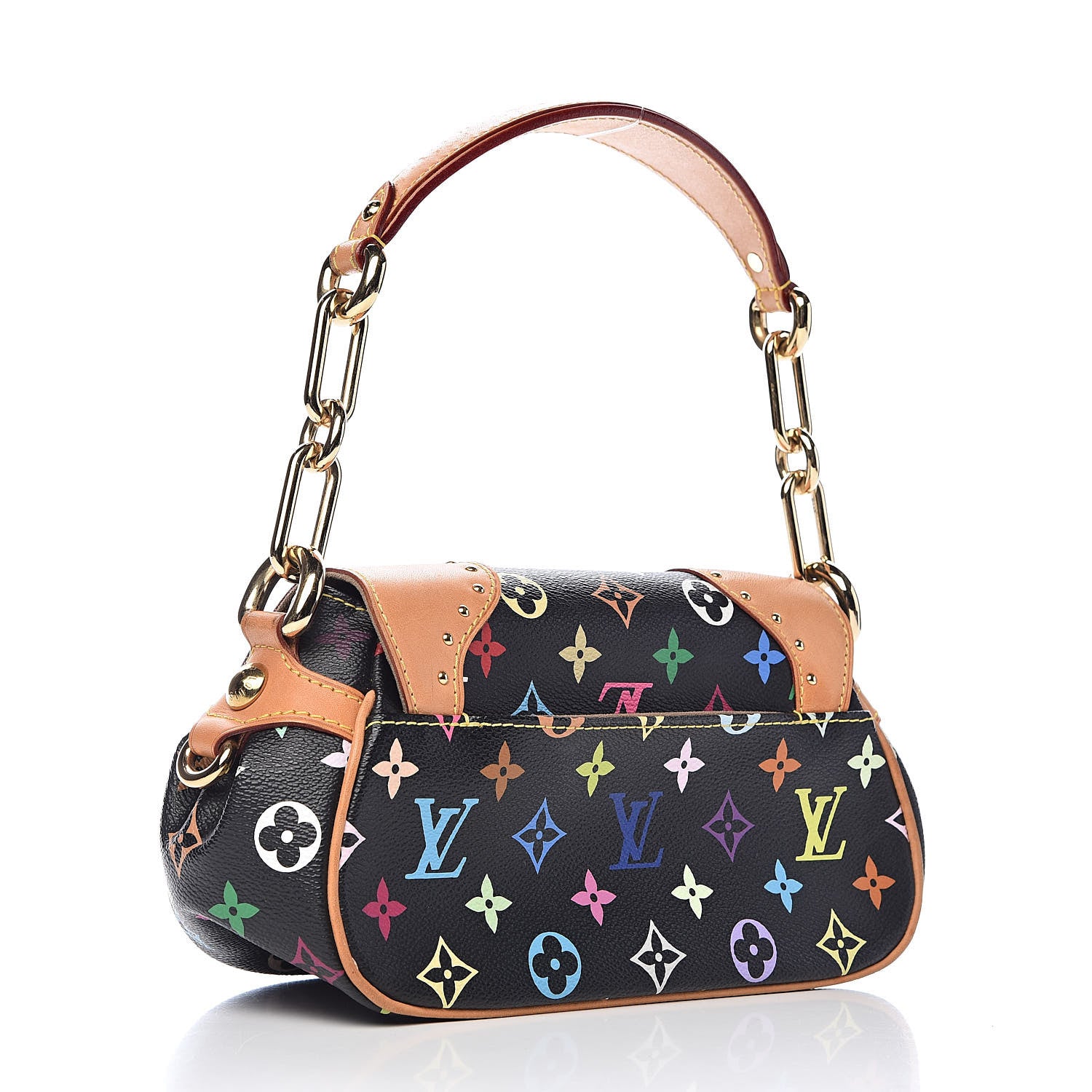 Louis Vuitton Monogram Multicolor Marilyn Black 3 of 9