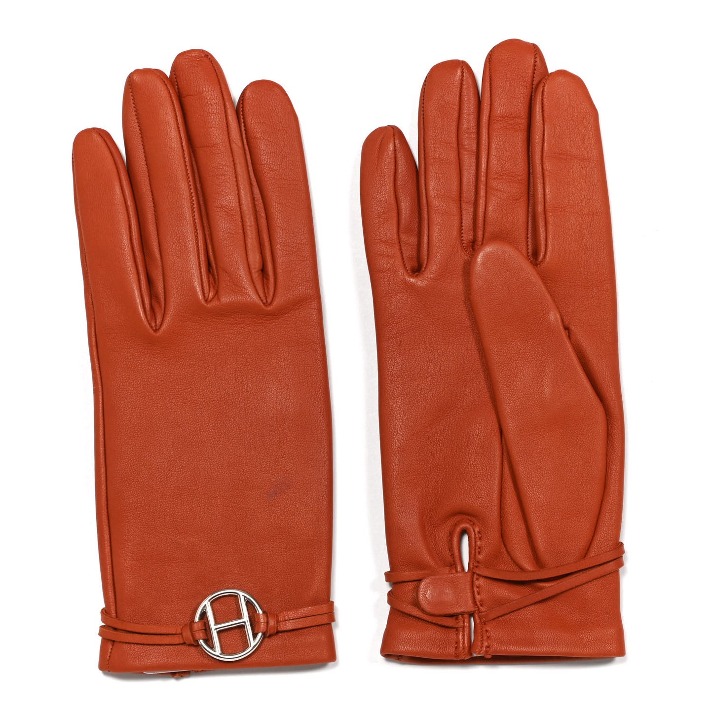 Lambskin Gloves Orange