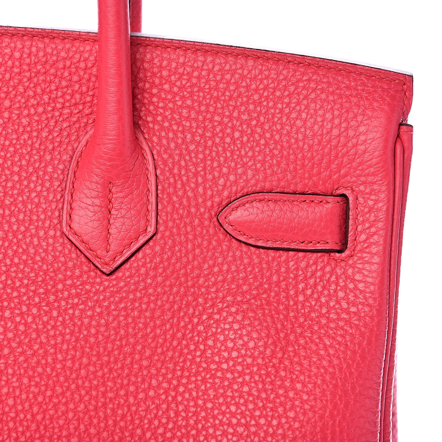 Hermes Taurillon Clemence Birkin 30 Rose Extreme 23 of 29