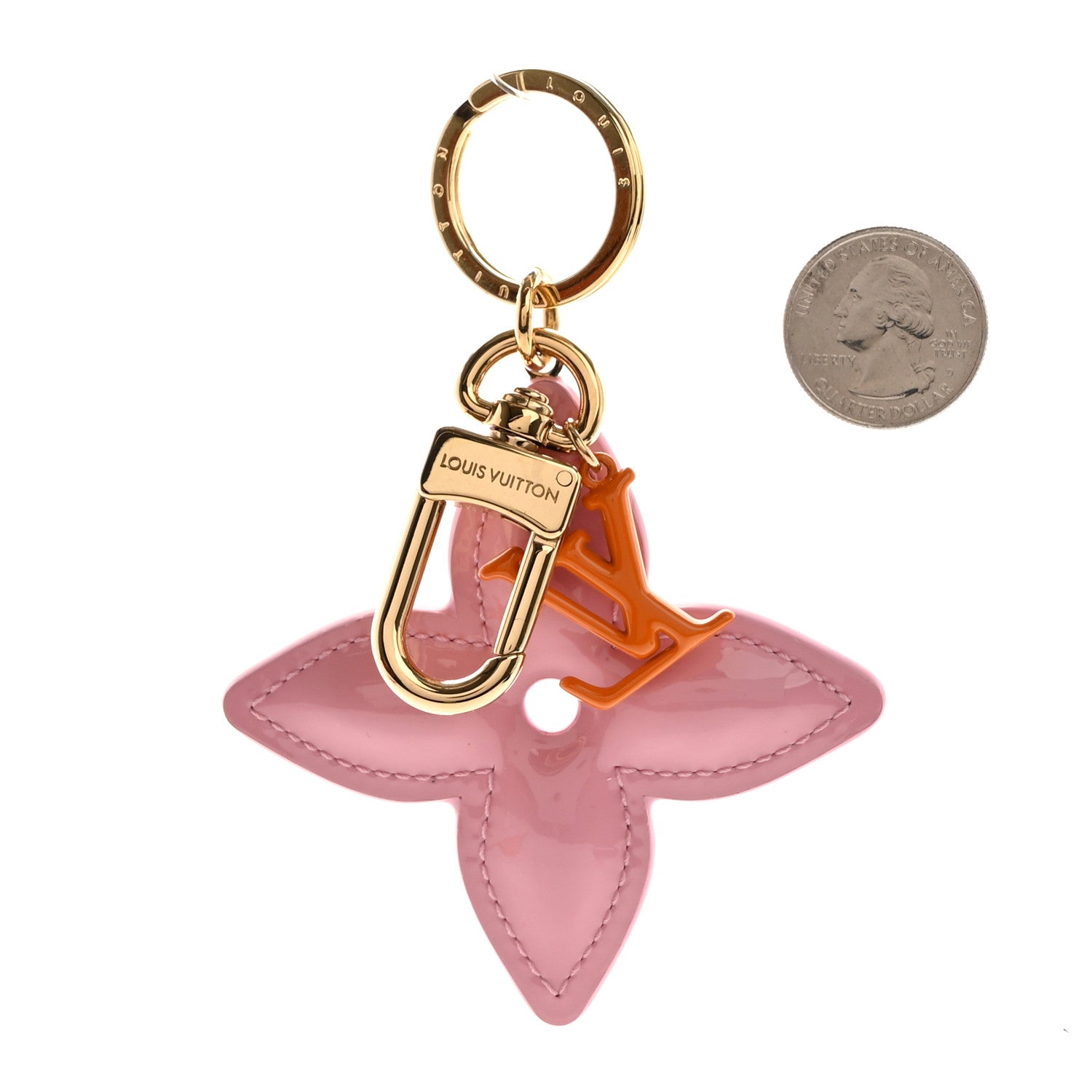 Louis Vuitton Monogram LV Pop Flower Bag Charm Key Holder 2 of 6